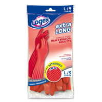 Guanti in Lattice Extralong Logex - Taglia L/9 - 3549LXL (Rosso)