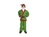 déguisement d'elfe/lutin vert pour enfant 10-13ans 5pcs