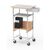 Table trolley, zinc plated