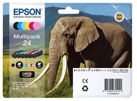 Multipack 6-colours 24 Claria Photo HD Ink