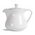 Royal Porcelain Classic Tea Pot in White Made of Porcelain 750 ml
