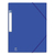 OXFORD Chemise 3 rabats et élastique EUROFOLIO PRESTIGE carte grainée 7/10e,600g.Pour format A4. Bleu