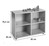 MUEBLE BAJO 4 CASILLAS HAYA MOBEDUC 600203HP18