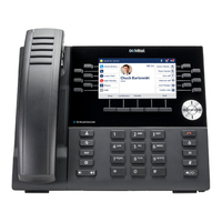 MITEL 6930w - IP-Telefon (4,3" QVGA-Farbdisplay | WIFI 802.11 a/b/g/n | Bluetooth 5.2 | Vollduplex-Freisprechen | PCLink & MobileLink | PoE) - in schwarz