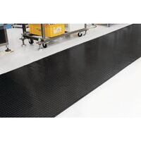 Slip resistant PVC studded floor matting, per metre lengths
