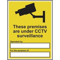 These premises are under CCTV sign