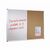 Combination noticeboard and dry-wipe whiteboards - Cork/Dry-wipe whiteboards 1800 x 1200