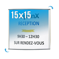 Plaque Signalétique Alu-Sign 150 x 150 mm