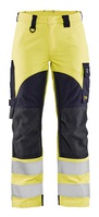 Damen Multinorm Bundhose Inhärent gelb/marineblau