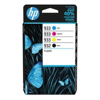 HP 932 fekete/933 cián/magenta/sárga tintapatron csomag (6ZC71AE)
