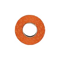 Árazószalag FORTUNA 25x16 mm perforált narancssárga 10 tekercs/csomag