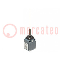 Limit switch; NO + NC; 6A; 400VAC; PG11; IP67; 40x49x33mm; -25÷80°C