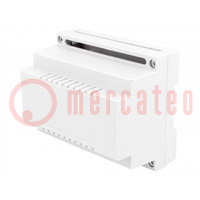 Enclosure: for DIN rail mounting; Y: 89mm; X: 107mm; Z: 65mm; grey