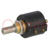 Potentiometer: axial; multiturn; 10kΩ; 1W; ±3%; 6,35mm; linear; IP40