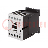 Contactor: 3-pole; NO x3; Auxiliary contacts: NC; 110VAC; 7A; DILM7
