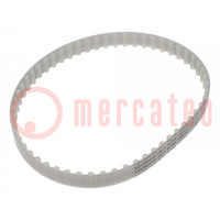 Timing belt; T10; W: 16mm; H: 4.5mm; Lw: 560mm; Tooth height: 2.5mm