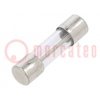 Fuse: fuse; time-lag; 1.5A; 250VAC; cylindrical,glass; FSL