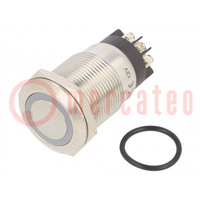 Switch: vandal resistant; Pos: 2; SPDT; 3A/220VAC; 5A/24VDC; IP65