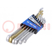 Wrenches set; combination spanner; 6pcs.
