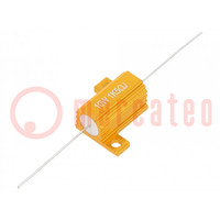 Resistor: wire-wound; with heatsink; 1.5kΩ; 10W; ±5%; 30ppm/°C