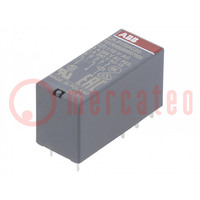 Relay: electromagnetic; DPDT; Ucoil: 110VAC; 8A; max.250VAC; PCB