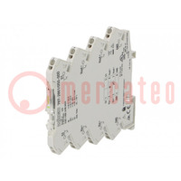 Interruptor magnetotérmico; Utrab: 24VDC; 0,5A; polos: 1; IP20