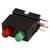 LED; in housing; red/green; 3mm; No.of diodes: 2; 2mA; 60°