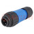 Connector: circular; plug; for cable; PIN: 4; male; screw terminal