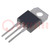 Tranzisztor: N-MOSFET; egysarkú; 600V; 2,5A; 70W; TO220-3