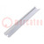 DIN rail; steel; W: 35mm; L: 238mm; P252612; Plating: zinc