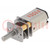 Motor: DC; with gearbox; HP; 6VDC; 1.6A; Shaft: D spring; 84rpm
