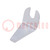 Tip; flat; 3mm; for hot tweezers,SMD,SOIC,SOP; 2pcs; ZD-409