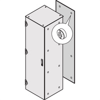 SCHROFF Rückwand, geschraubt, EMC - RWD 2000H 600B HF RAL7035