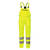 Warnschutzbekleidung Latzhose uni, Farbe: gelb, Gr. 24-29, 42-64, 90-110 Version: 42 - Größe 42
