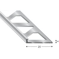 Produktbild zu KÜGELE Fliesenprofil PRIMO, Alu roh, Innenhöhe 3 mm, 3000 mm