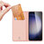 2_Brieftaschenetui mit Ständer für Samsung Galaxy S23 FE Dux Ducis Skin Pro – rosa