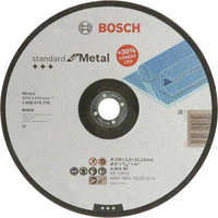 BOSCH PROFESSIONAL 1X DISCO DE DESBASTE STANDARD FOR METAL (PARA METAL, Ø 230 X 2,5 X 22,23 MM, CÓNCAVO, ACCESORIO AMOLADORA)