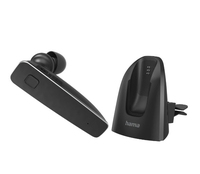 Hama MyVoice2100 Headset Draadloos oorhaak Oproepen/muziek Bluetooth Oplaadhouder Zwart
