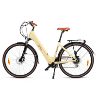 Youin BK2128C bicicleta eléctrica Crema de color Aluminio 71,1 cm (28") 25,6 kg Ión de litio