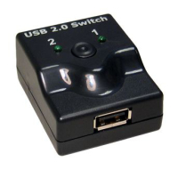 Cables Direct USB 2.0 2 Port Mini Switch Black