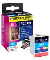 Jet Tec E80 Colour Inkjet Cartridge cartuccia d'inchiostro