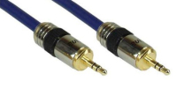 Kindermann 5766000120 Audio-Kabel 20 m 3.5mm Schwarz, Blau, Gold