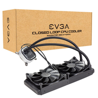 EVGA 400-HY-CL28-V1 számítógépes hűtőrendszer Processzor Minden az egyben folyadékhűtés 24 cm Fekete