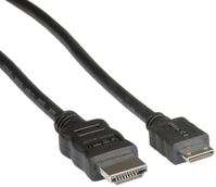 Value HDMI High Speed Kabel mit Ethernet, HDMI ST - Mini HDMI ST 0,8 m