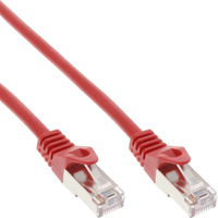 InLine 4043718065721 Netzwerkkabel Rot 1 m Cat5e F/UTP (FTP)