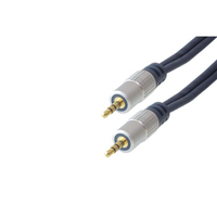 shiverpeaks sp-PROFESSIONAL audio kabel 1,5 m 3.5mm Blauw, Chroom