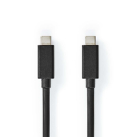 Nedis CCGB64020BK10 câble USB USB 3.2 Gen 2 (3.1 Gen 2) 1 m USB C Noir