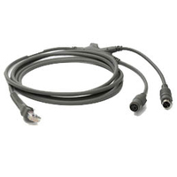 Zebra Cable KBW P/S2 PS/2-kabel 2,1 m Grijs