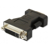 Techly 304451 tussenstuk voor kabels DVI-A VGA Zwart
