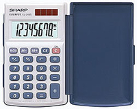 Sharp EL-243S számológép Hordozható Alap számológép Ezüst